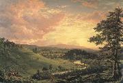 Frederic Edwin Church View near Stockridge oil painting reproduction